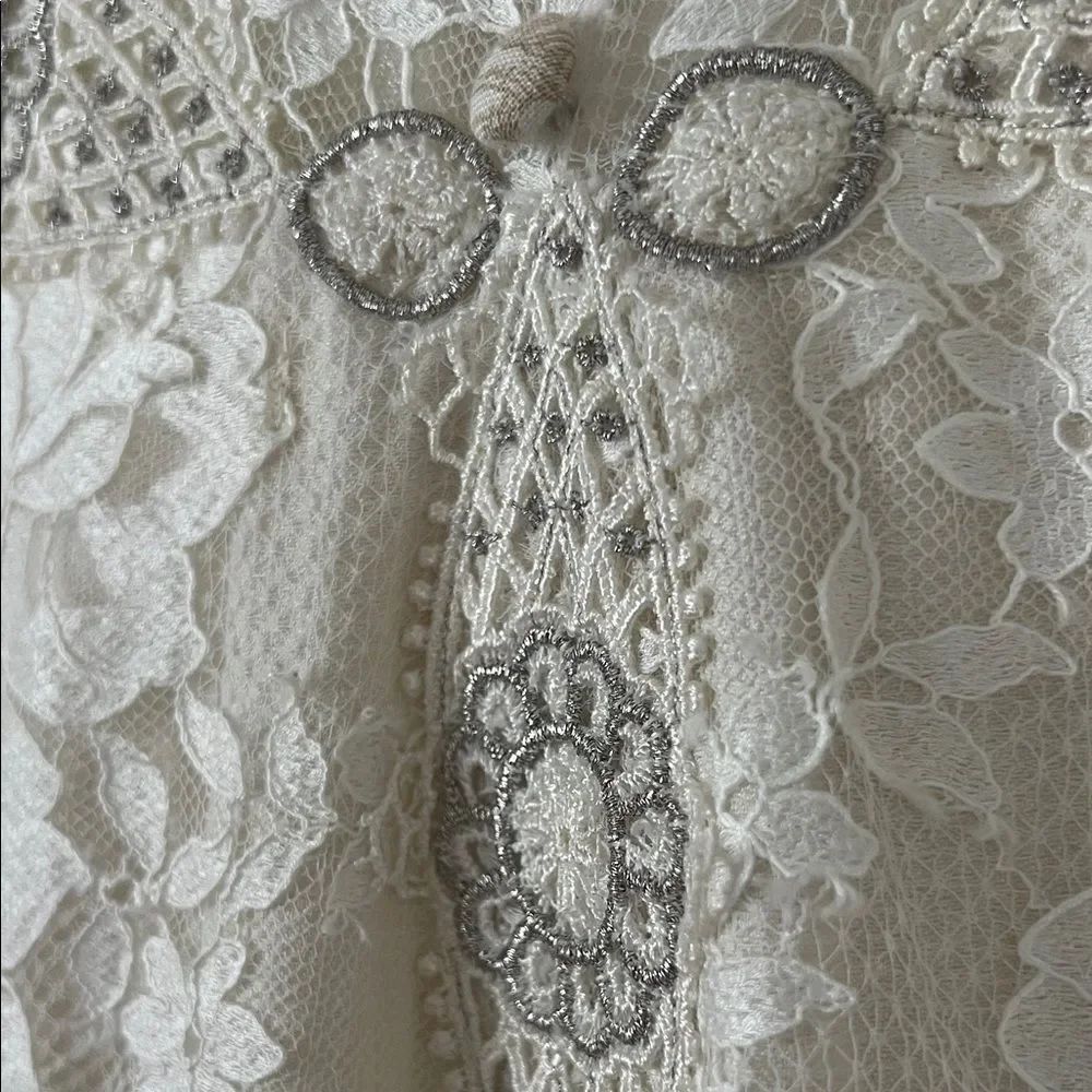 Vintage Claire Pettibone Sleeveless Wedding Dress In Size 8 — image 7 of 8